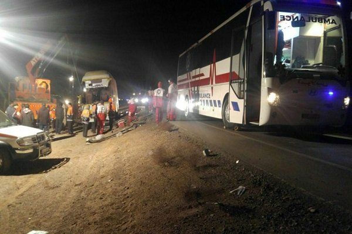 اسامی مصدومان و فوت شدگان واژگونی اتوبوس مسافربری