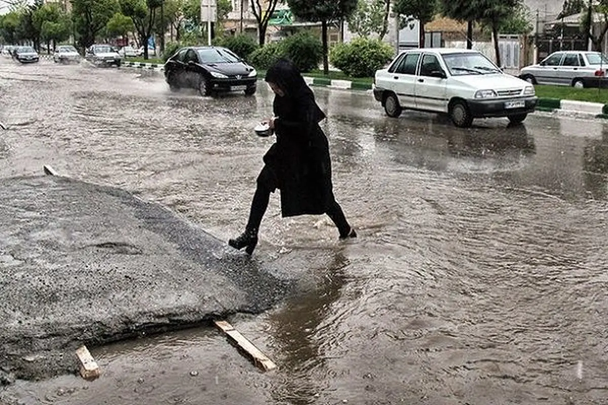 بارندگی و کاهش محسوس دما برای فردا و چهارشنبه