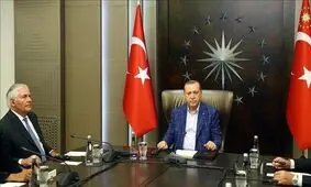 دیدار ۳.۵ وزیر خارجه آمریکا و‌ اردوغان برگزار شد/هنوز محتوی جلسه معلوم نشده است