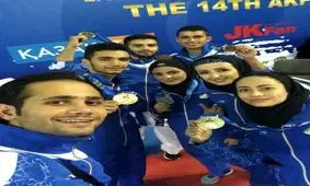 حضور چهار گیلانی در مسابقات لیگ جهانی کاراته در امارات