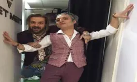 احمد مهرانفر و ارژنگ امير فضلى با گريم هايى متفاوت