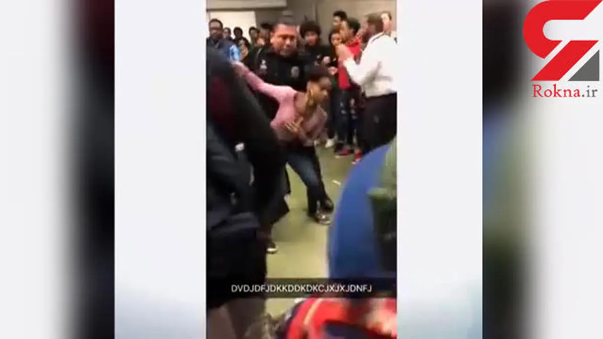 رفتار زشت پلیس آمریکا با یک دختر نوجوان+فیلم و عکس
