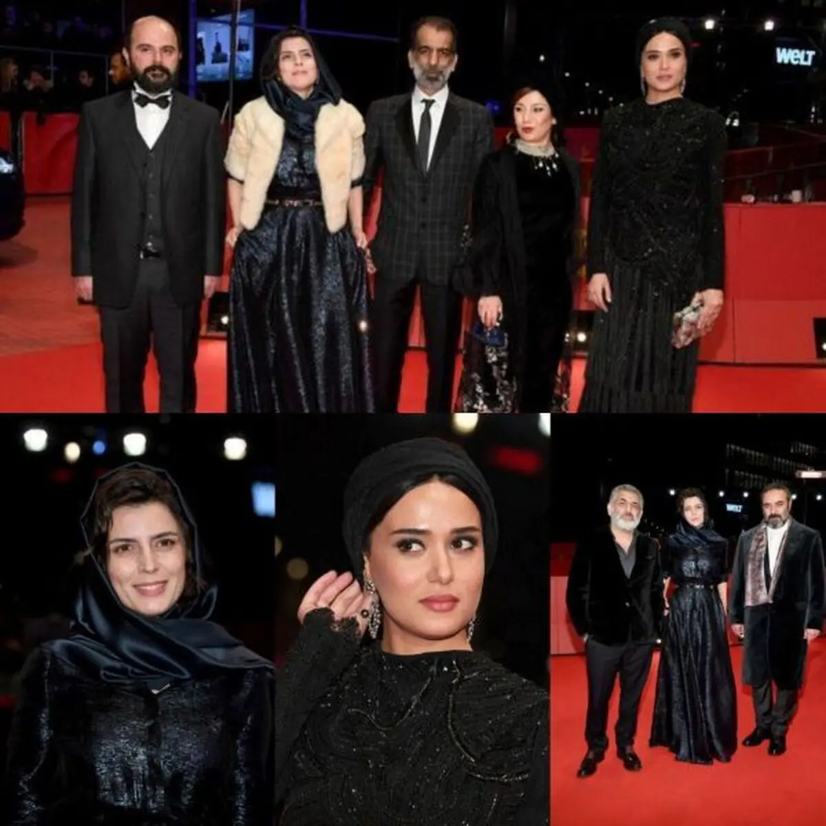 چرا بازیگران فیلم سینمایی "خوک" در فستیوال برلین، سیاه پوشیدند؟