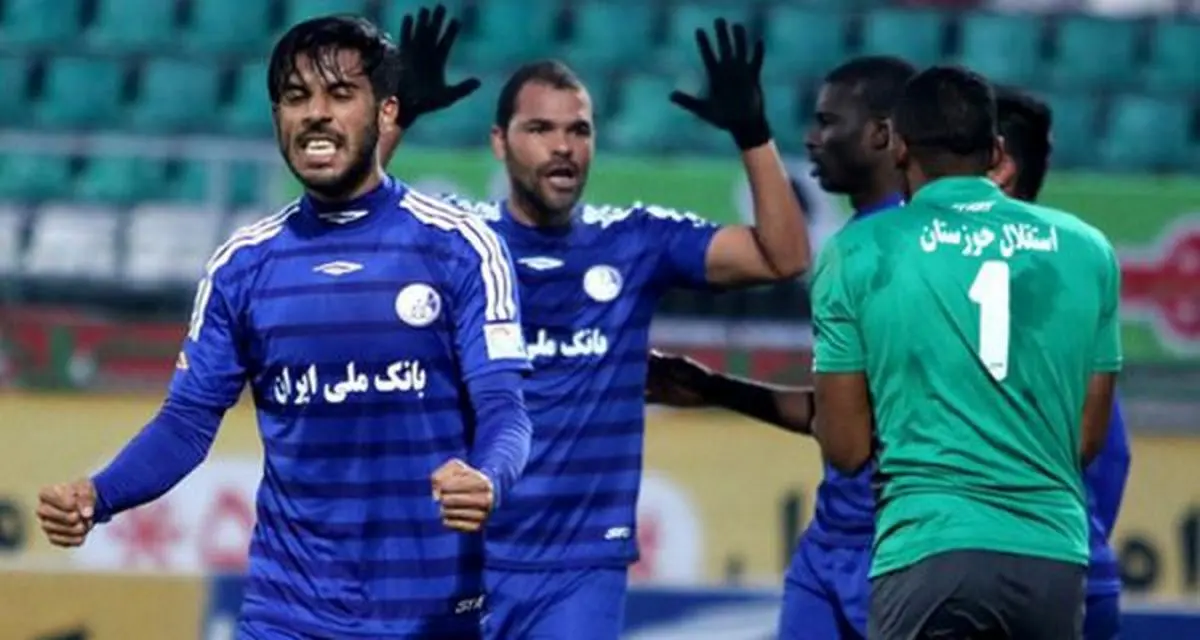 استقلال خوزستان یک - نفت تهران صفر/ خطر سقوط بیخ گوش تیم علی کریمی