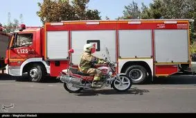 ۳ مصدوم بر اثر ریزش آوار در خیابان مصطفی خمینی