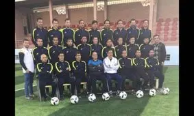 تصویری از علیرضا فغانی در کلاس مربیگری فوتبال