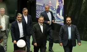 همراهان ربیعی در جلسه استیضاح + عکس