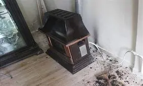 سوختگی مادر و کودک ۶ ماهه هنگام تمیزکردن خانه + تصاویر
