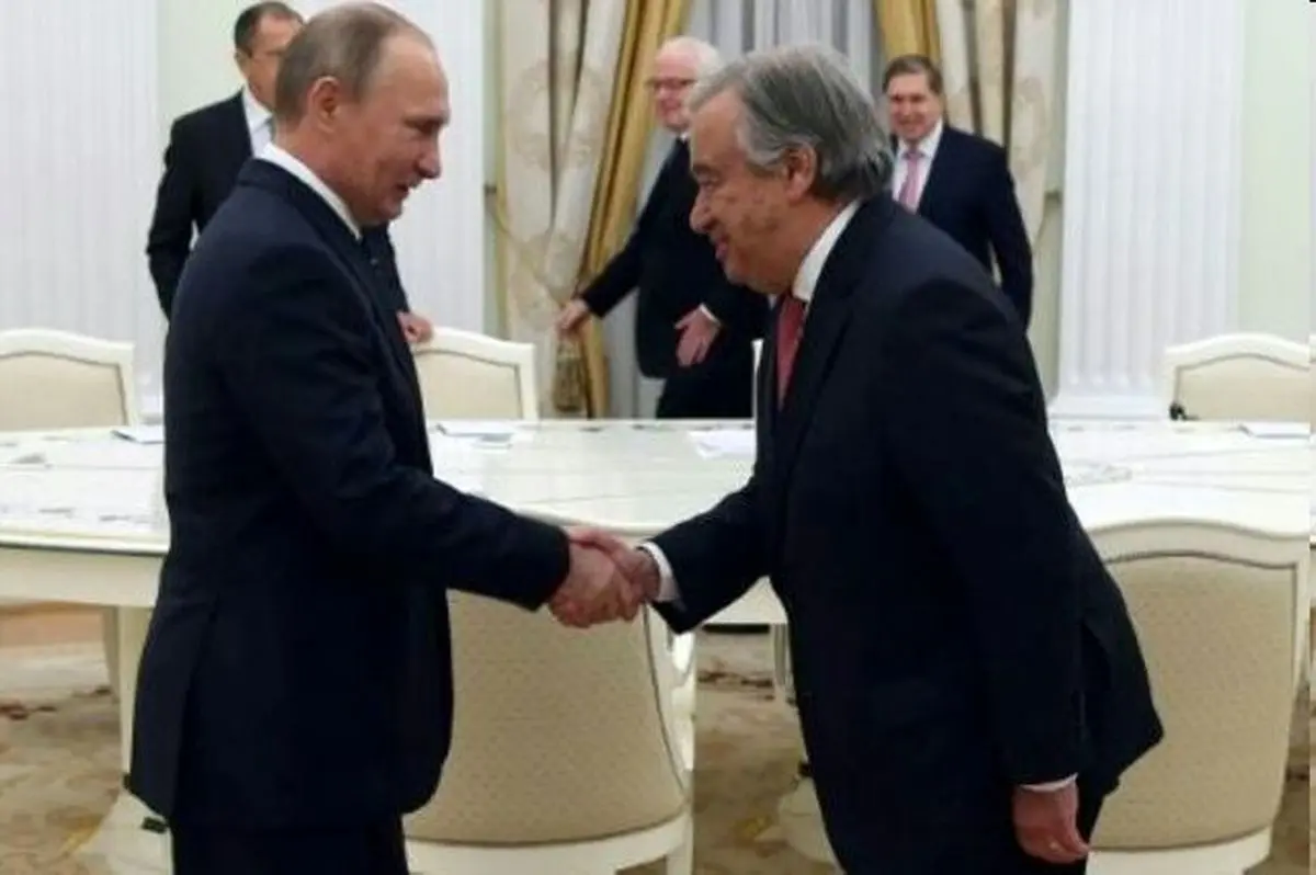 گفت‌وگوی پوتین و گوترش در مورد سازش سیاسی در سوریه