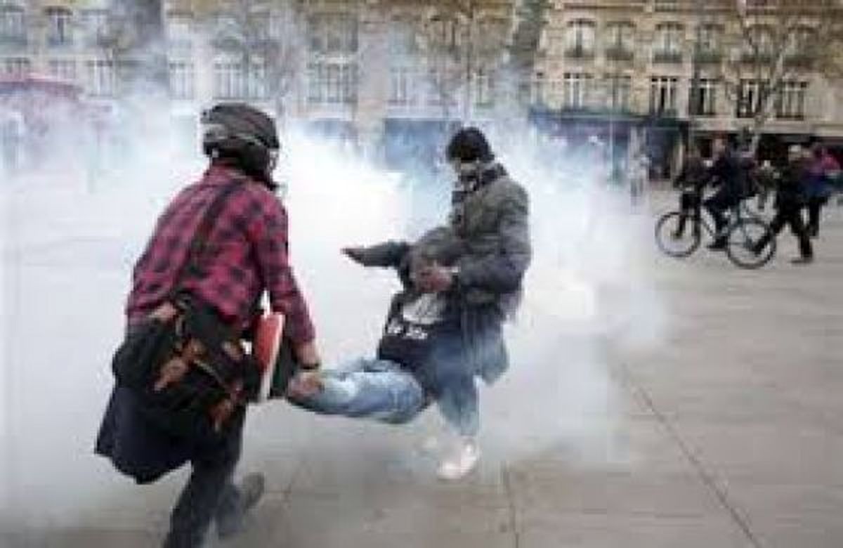 تظاهرات در پاریس به خشونت انجامید