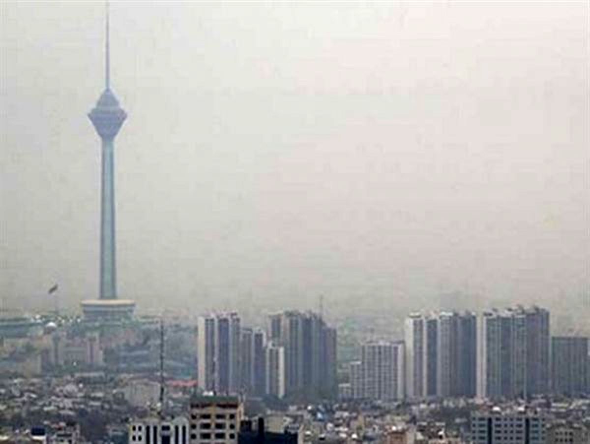 هوای تهران ناسالم برای گروههای حساس/ وزش باد شدید و تندباد در پایتخت