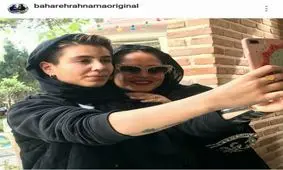 بهارگردی بهاره رهنما به همراه دخترش + عکس