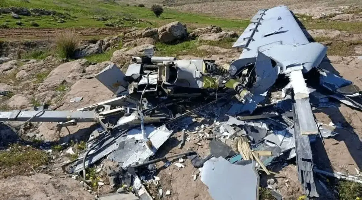 انهدام یک فروند پهپاد پیشرفته MQ9 در آسمان خمین