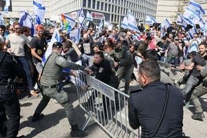 برپایی تظاهرات هزاران صهیونیست در اعتراض به کودتای قضایی نتانیاهو