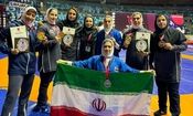 قهرمانی زنان کشتی‌گیر ایران در آسیا با ۶ مدال

