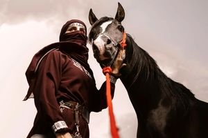  اولین زن شوالیه در عربستان/ ویدئو
