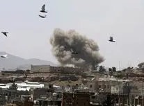 وضعیت یکی از خیابان‌های مرکزی تهران پس از حمله امروز/ لوله آب ترکید