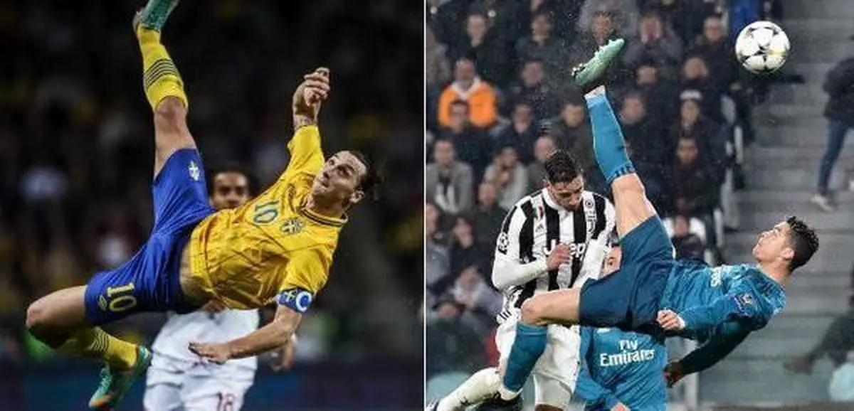 کنایه سنگین زلاتان به رونالدو؛ اگر می‌توانی این گل را از فاصله 40 متری بزن!