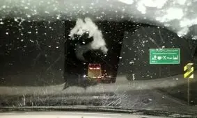 محورهای هراز و کندوان برفی است/ باران در محورهای ۶ استان