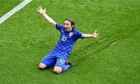 تصویری از یک ستاره فوتبال چیزفهم در مراسم انتخاب بهترین‌های فیفا!