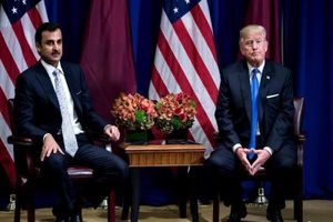 امیر قطر با ترامپ دیدار کرد/ترامپ: امارات، عربستان و قطر از تروریسم حمایت مالی می‌کردند، اما دیگر این کار را نمی‌کنند!