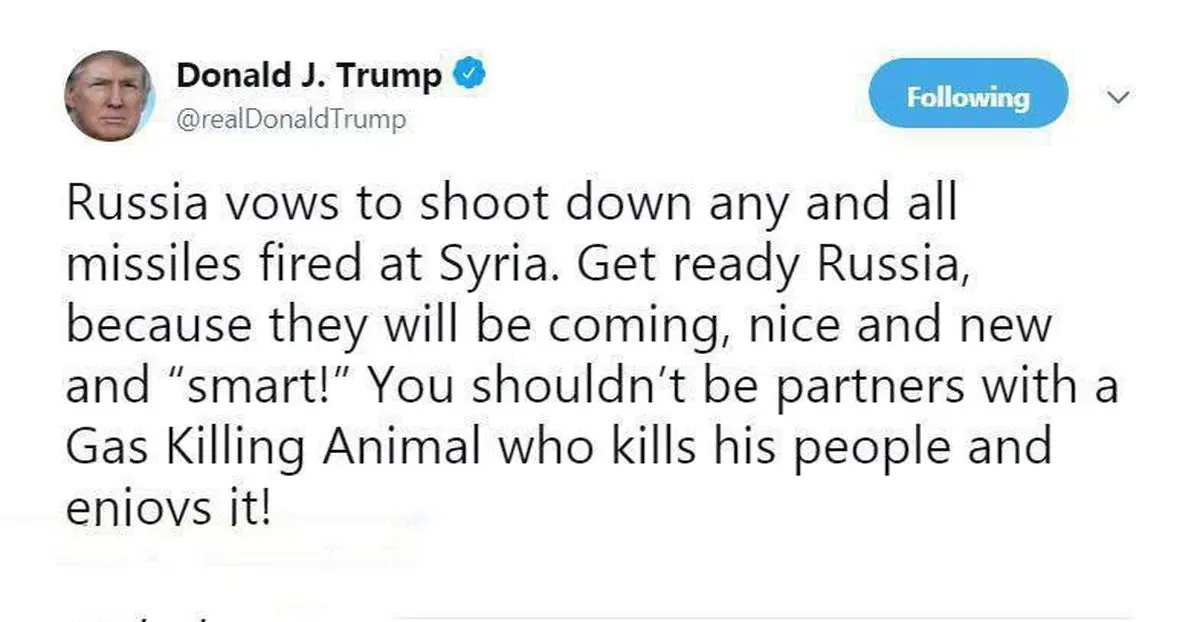 رهبران آمریکا احمق هستند؟/تناقض در گفتار ترامپ در خصوص حمله به سوریه