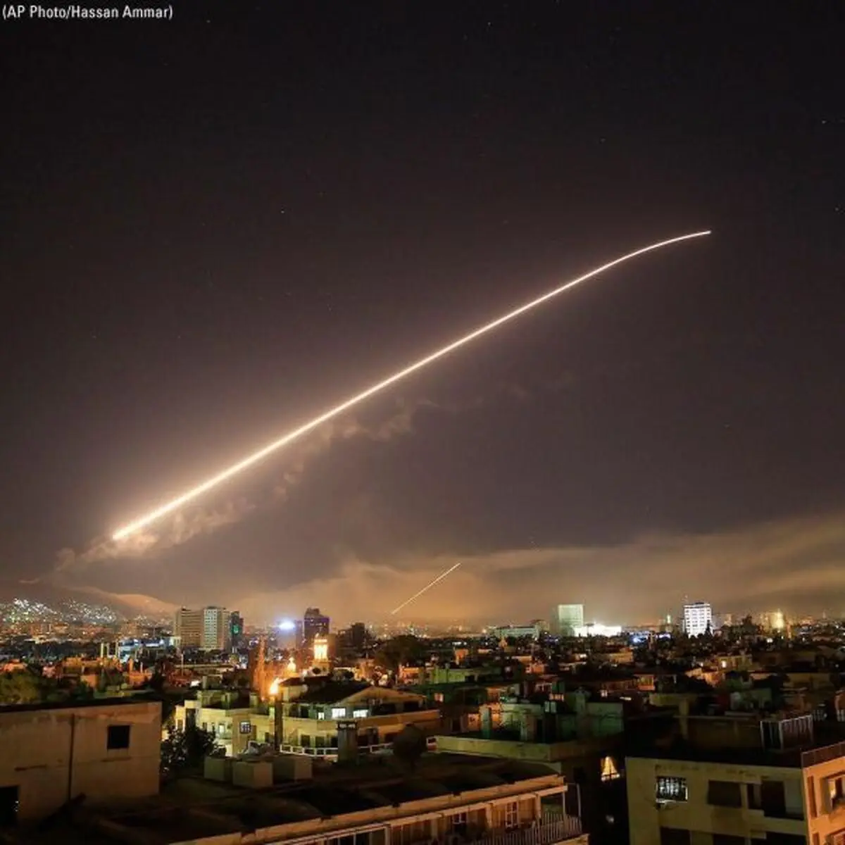 پایان حمله موشکی به سوریه