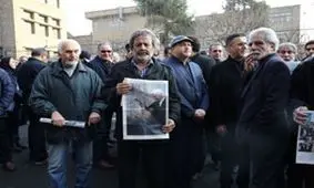 تصاویری از حضور سینماگران در مراسم تشییع آیت‌الله هاشمی