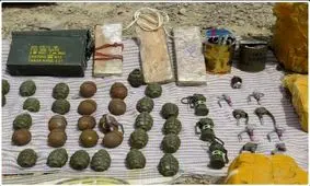 محموله کلان مواد منفجره در مرزهای شرقی کشور کشف شد