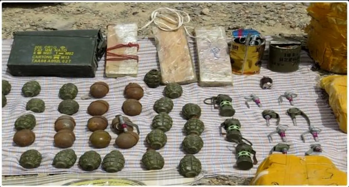 محموله کلان مواد منفجره در مرزهای شرقی کشور کشف شد