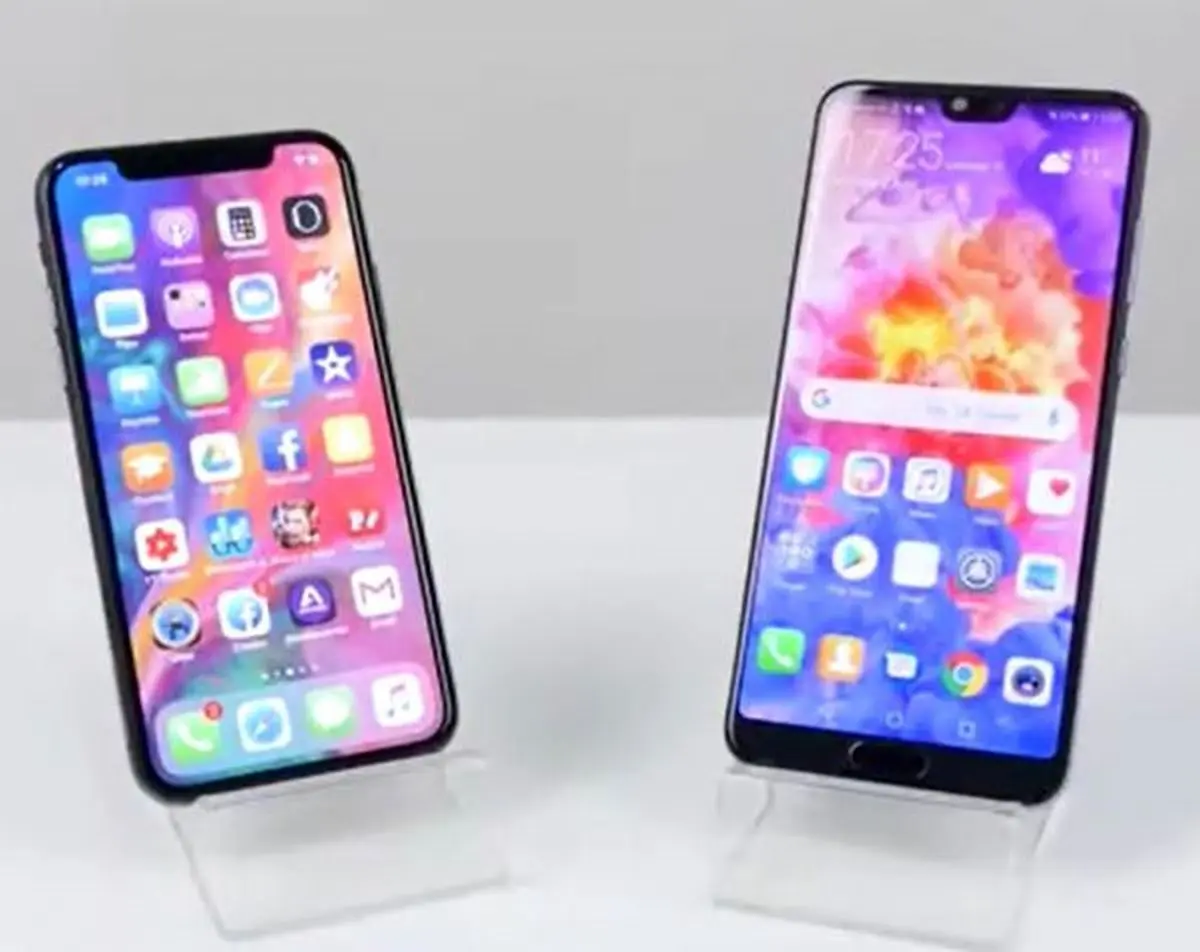 مقایسه سرعت هواوی P20 پرو با آیفون 10