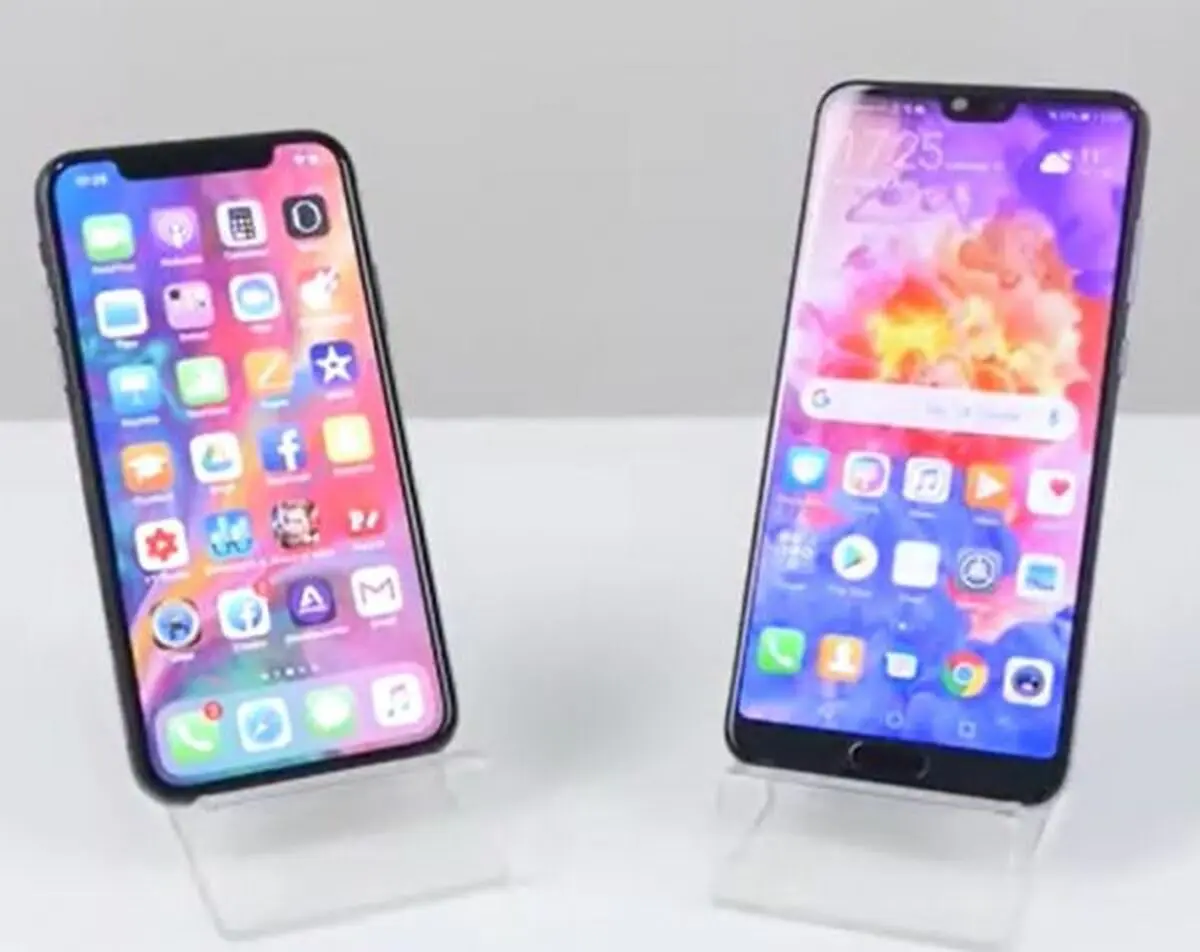 مقایسه سرعت هواوی P20 پرو با آیفون 10
