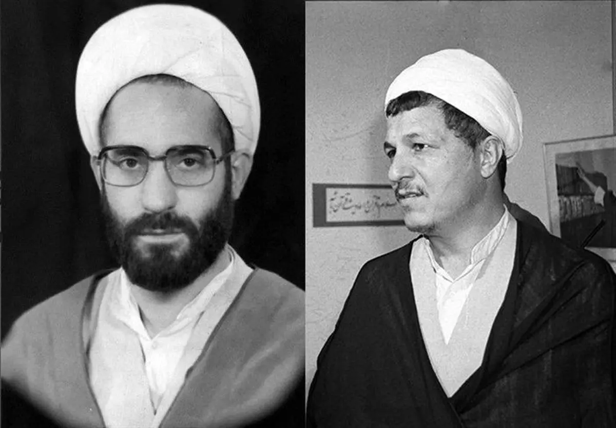 آیت‌الله هاشمی و شهید حیدری دو یار دیرین انقلاب در راه مبارزه با منافقان و دفاع از حریم ولایت