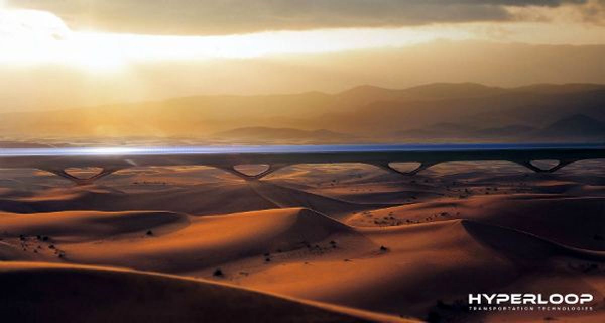 احداث نخستین مسیر هایپر لوپ دوبی سال ۲۰۱۹ آغاز می شود