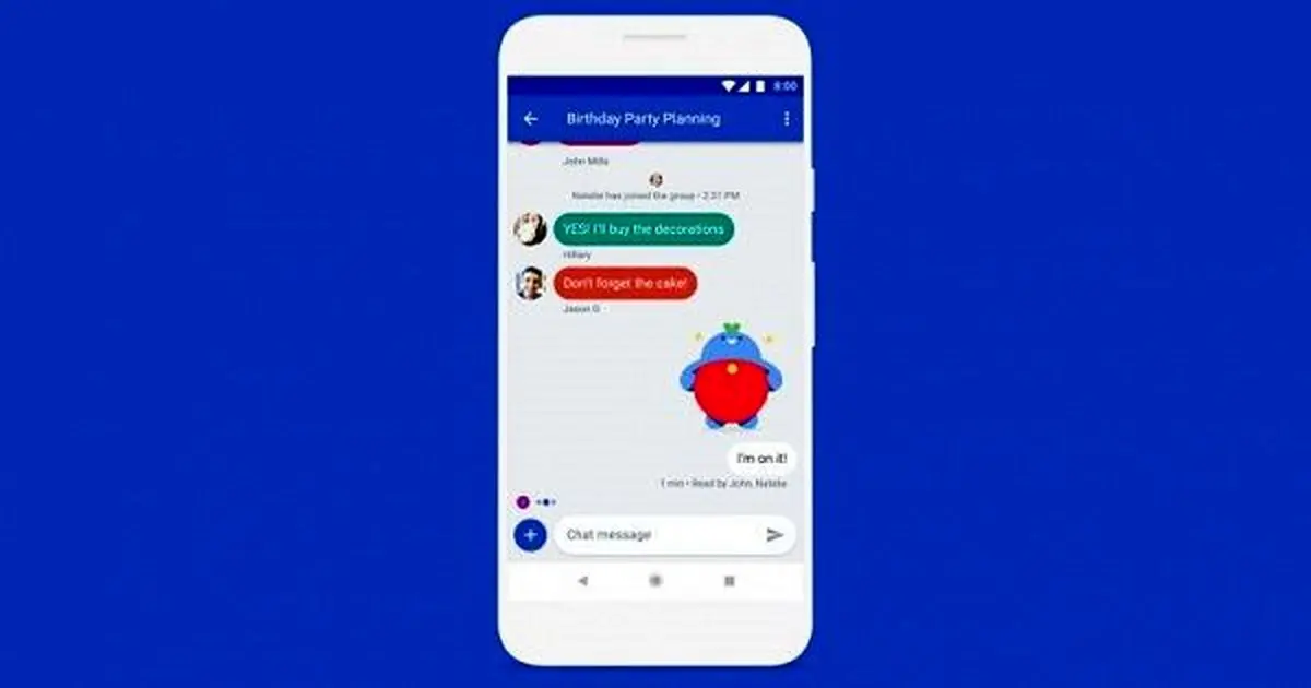 گوگل برای رقابت با iMassage در حال توسعه سرویسی با نام «چت» است