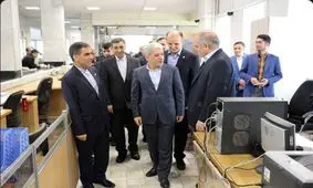 بازدید مدیرعامل بانک ملّی ایران از شعبه تبریز و افتتاح "آنی بانک"