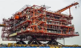 نخستين سكوی فازهای ٢٤-٢٢ پارس جنوبی آماده نصب می شود