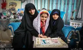 دل‌نوشته دختر شهید مدافع حرم در سالروز تولد پدر:باباجان دلمان برایت تنگ شده, به‌گنجشک‌های خانه هم سر بزن