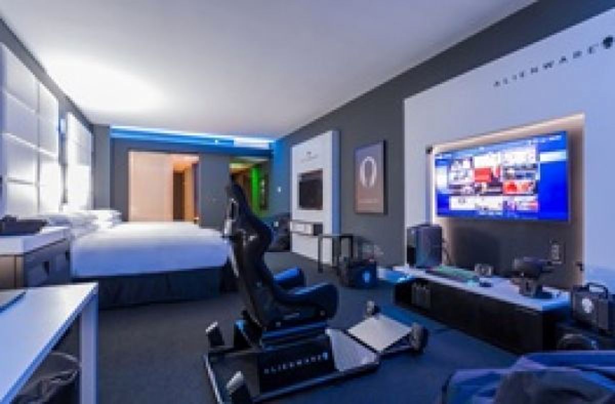 اتاق این هتل لاکچری مخصوص گیمرها است + عکس