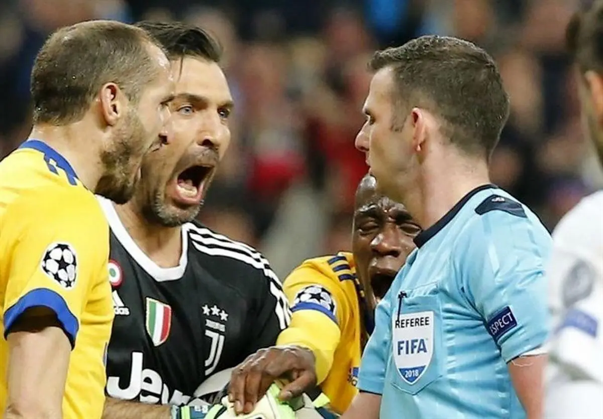 روزگار سخت داور رئال مادرید - یوونتوس درباره عواقب تصمیم جنجالی‌اش