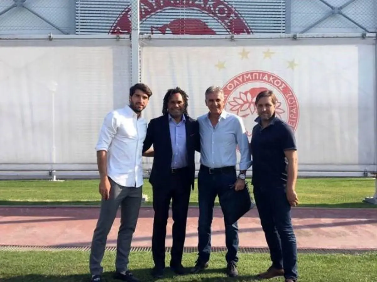 کی‌روش تحت تاثیر مرکز تمرینی المپیاکوس قرار گرفت + عکس