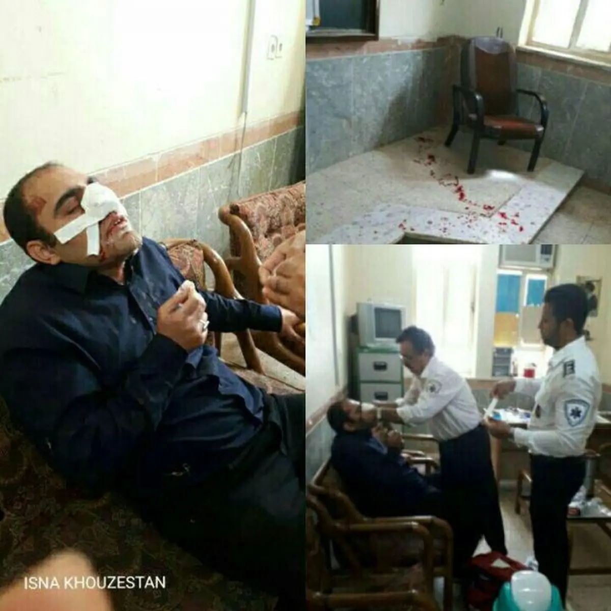 معلم خوزستانی توسط والدین دانش آموزش کتک خورد