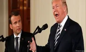 رویترز: گفت‌وگوی مکرون با ترامپ درباره توافق جدید با ایران نبود
