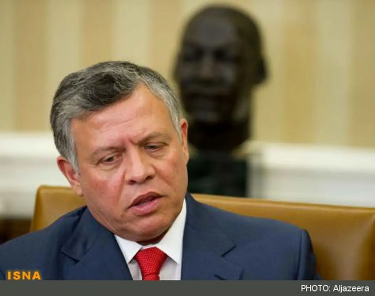 پادشاه اردن: راه‌حل دو کشوری تنها راه پایان درگیری‌های فلسطین است