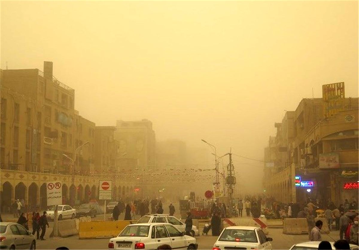 غباری محلی‌ نقاط غربی و مرکز خوزستان را در بر می‌گیرد