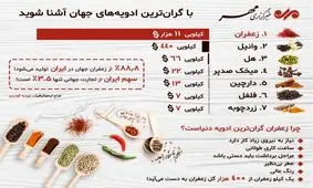 با گران‌ترین ادویه‌های جهان آشنا شوید