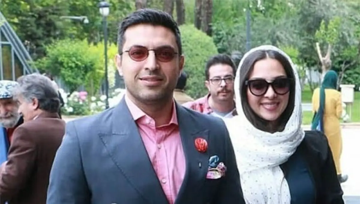 تیپ جدید اشکان خطیبی و همسرش + عکس