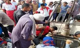 حفر چاه در قلعه گنج 2 کشته داد