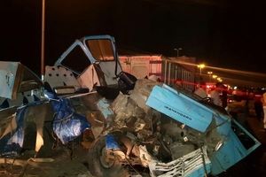 تصادف مرگبار ۳خودرو و یک کامیون در جاده ورامین + تصاویر