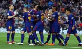 لالیگا| بارسلونا با برتری در بازی معوقه به رویای یک فصل بدون شکست نزدیک شد